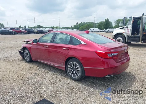 2018 Honda Accord Hybrid Touring from USA, damaged, VIN 1HGCV3F9XJA006584